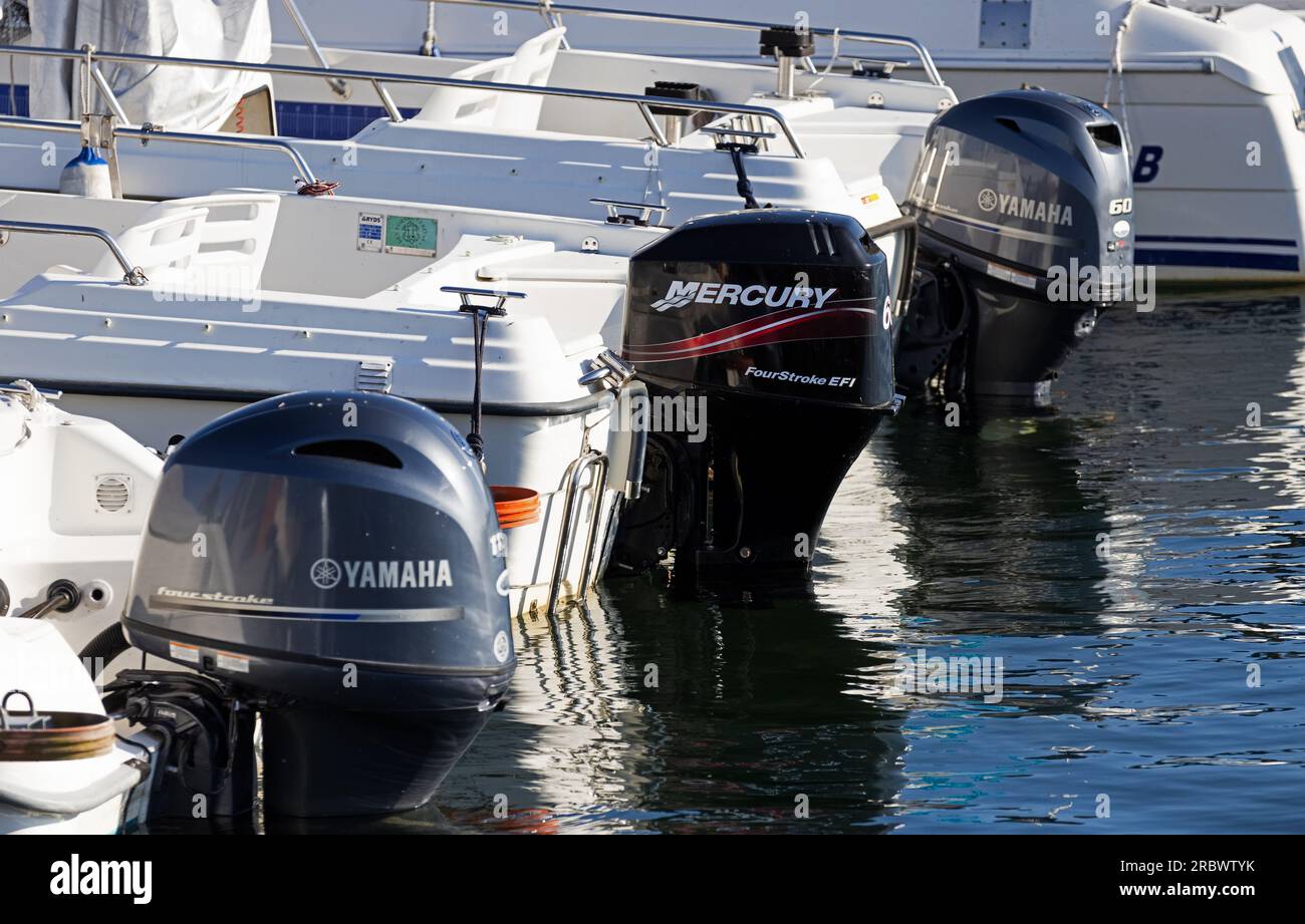 Port de Gränna, Gränna, Suède. Banque D'Images