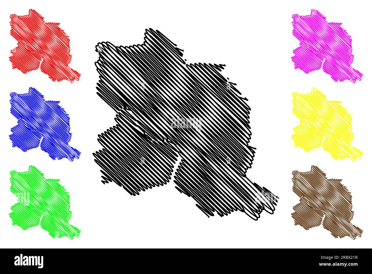 Ipswich zone non métropolitaine (Royaume-Uni de Grande-Bretagne et d'Irlande du Nord, comté cérémonial Suffolk, Angleterre) illustration vectorielle, Illustration de Vecteur