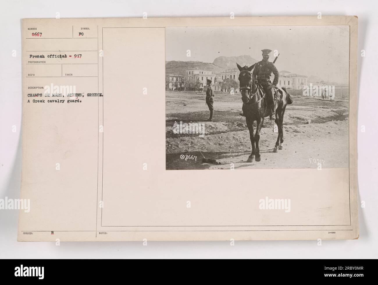 Garde de cavalerie grecque Banque de photographies et d’images à haute