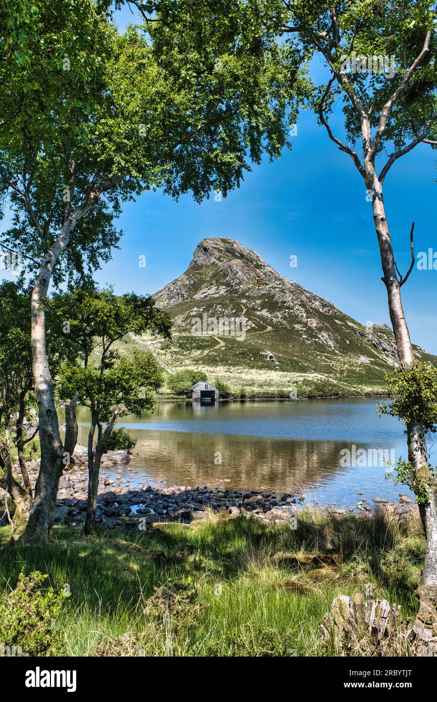 Pared y Cefn Hir et Llyn Cregennen Banque D'Images