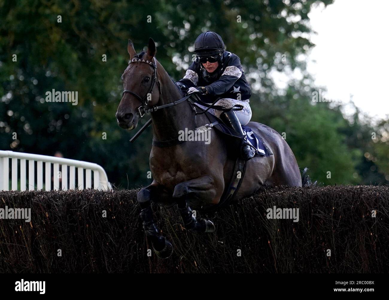 Fair to Dream monté par Tabitha Worsley court dans la visite stmodwenhomes.co.uk Trouvez votre nouvelle maison handicap Chase à l'hippodrome d'Uttoxeter. Date de la photo : mardi 11 juillet 2023. Banque D'Images