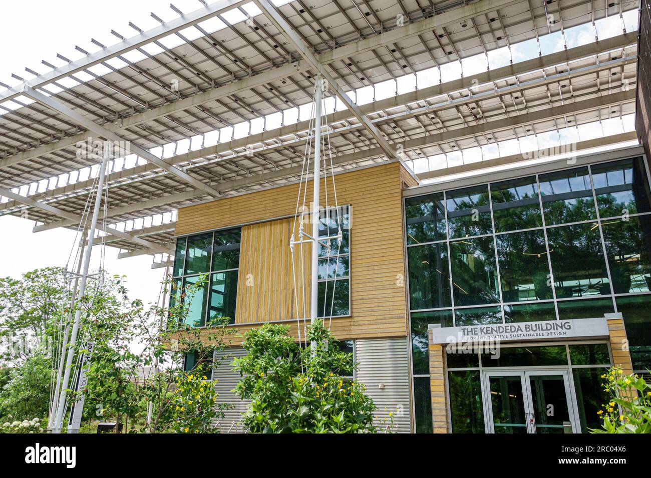 Atlanta Géorgie, Georgia Tech Institute of Technology campus, Kendeda Building pour la conception durable innovante, école universitaire Banque D'Images