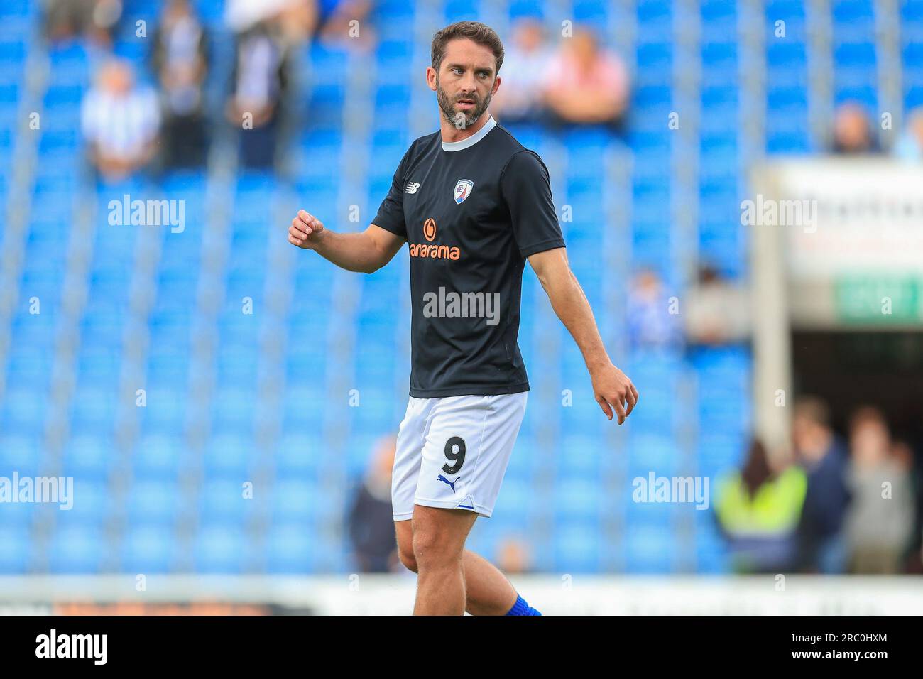 Chesterfield, Royaume-Uni. 11 juillet 2023. Will Grigg lors du match de témoignage Chesterfield vs Sheffield Wednesday Drew Talbot au SMH Group Stadium, Chesterfield, Royaume-Uni le 11 juillet 2023 Credit : Every second Media/Alamy Live News Banque D'Images