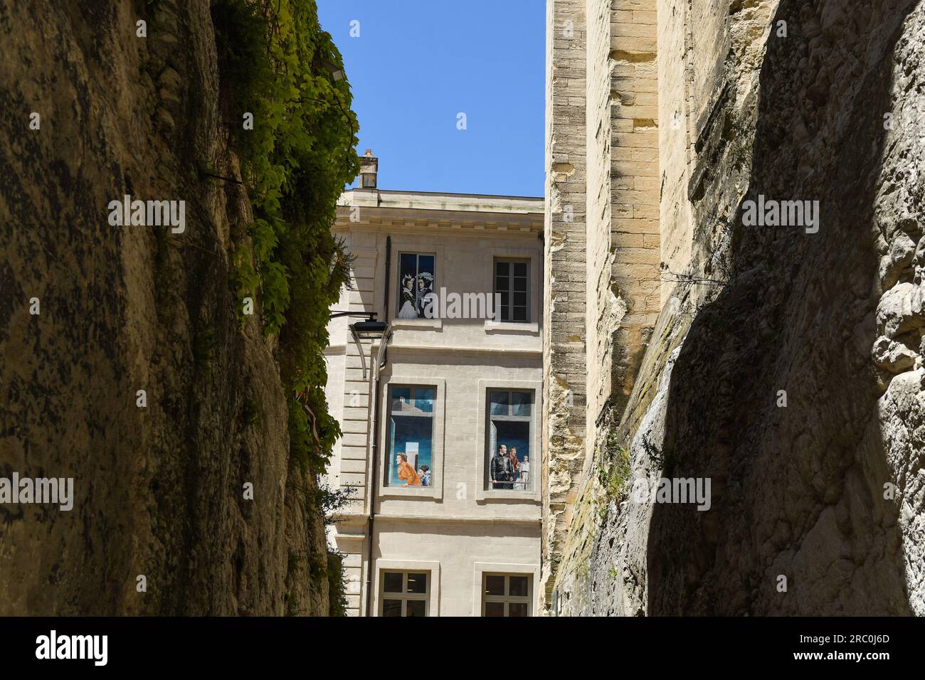 Palais des Papes Banque D'Images