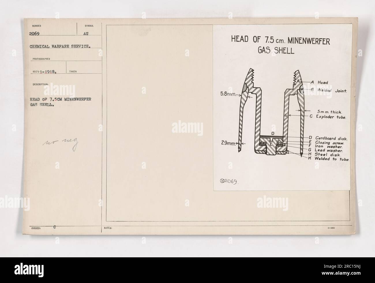 111-SC-2069 est une image du Chemical Warfare Service pendant la ...