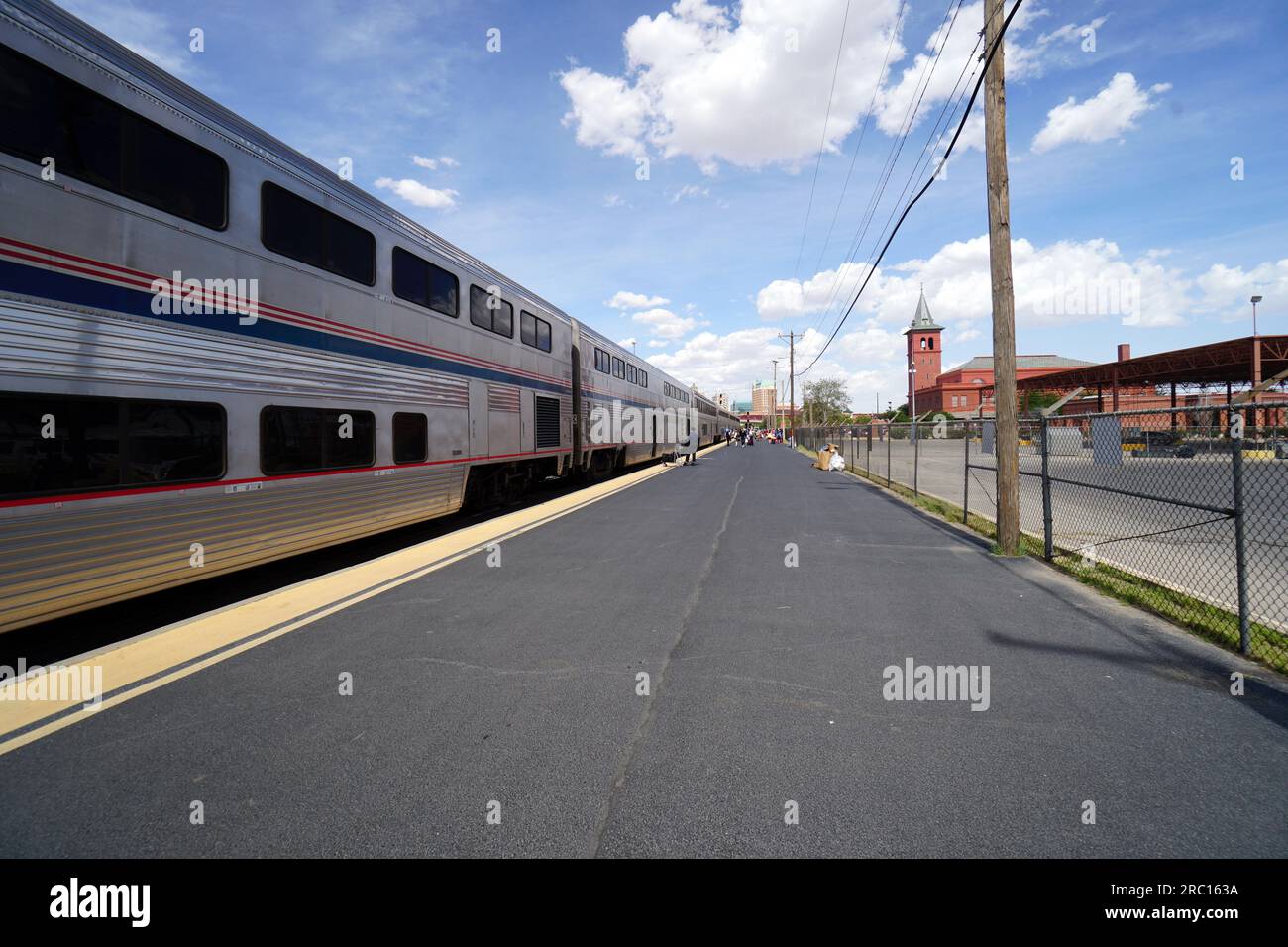 Gare AMTRAK El Paso Banque D'Images