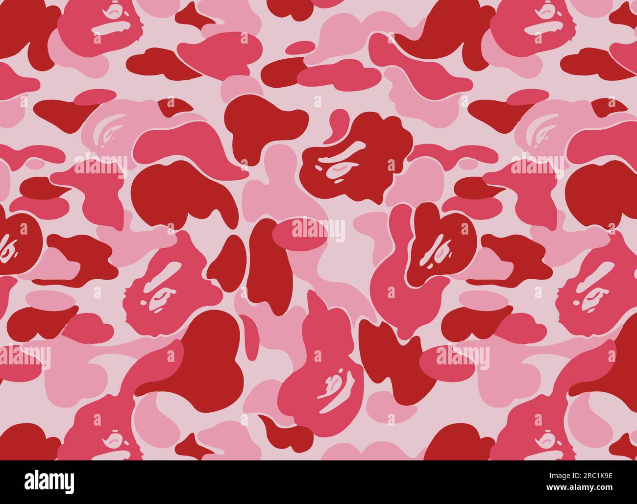 Pink BAPE Camouflage vecteur sans couture Illustration de Vecteur