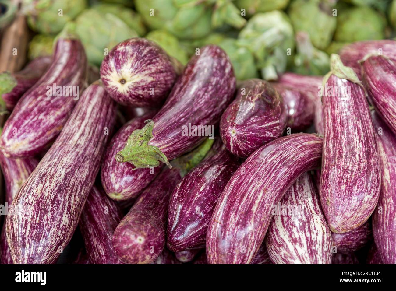 Aubergines Banque D'Images