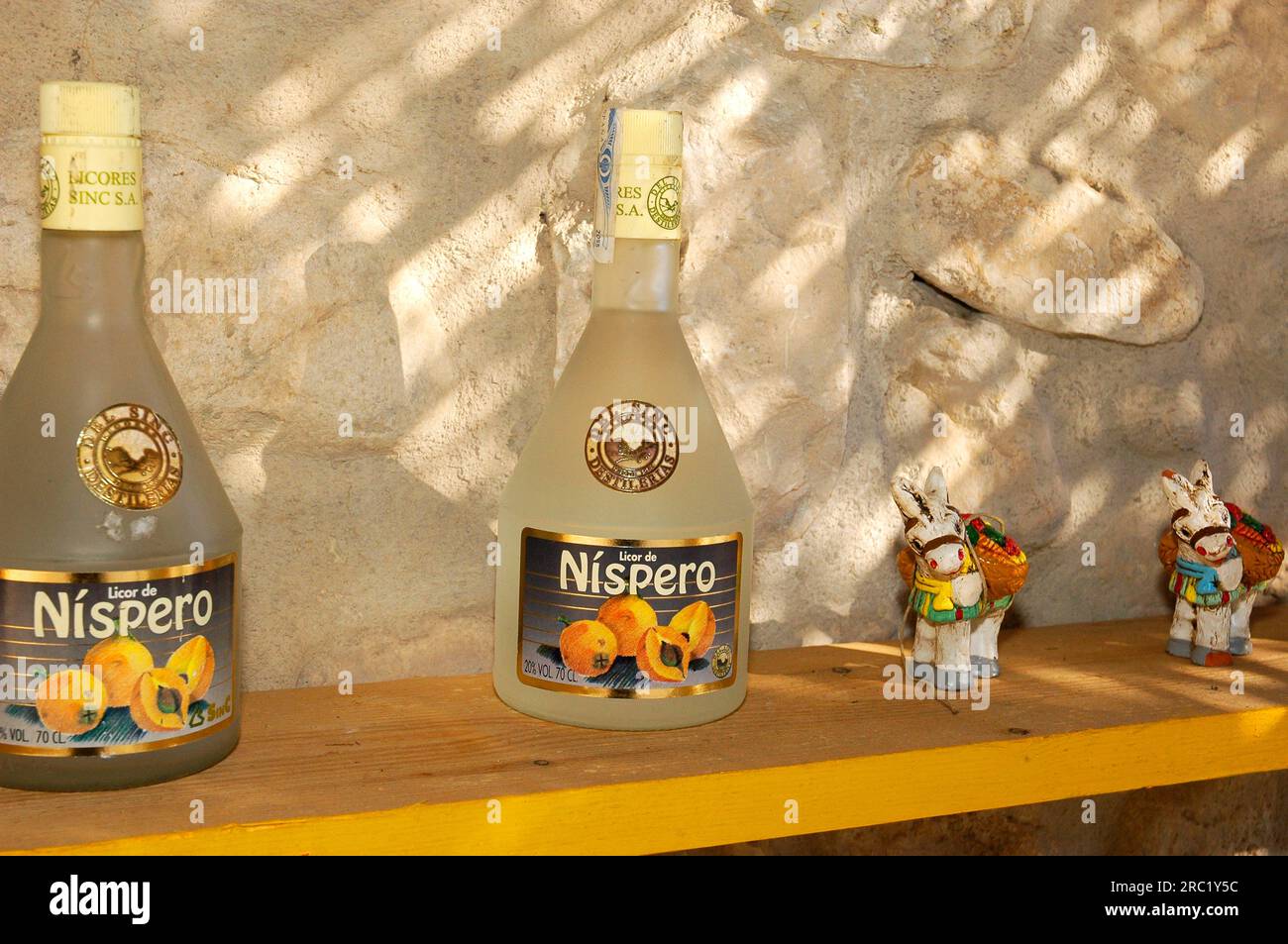 Liqueur Medlar, Altea, Costa Blanca, Espagne Banque D'Images