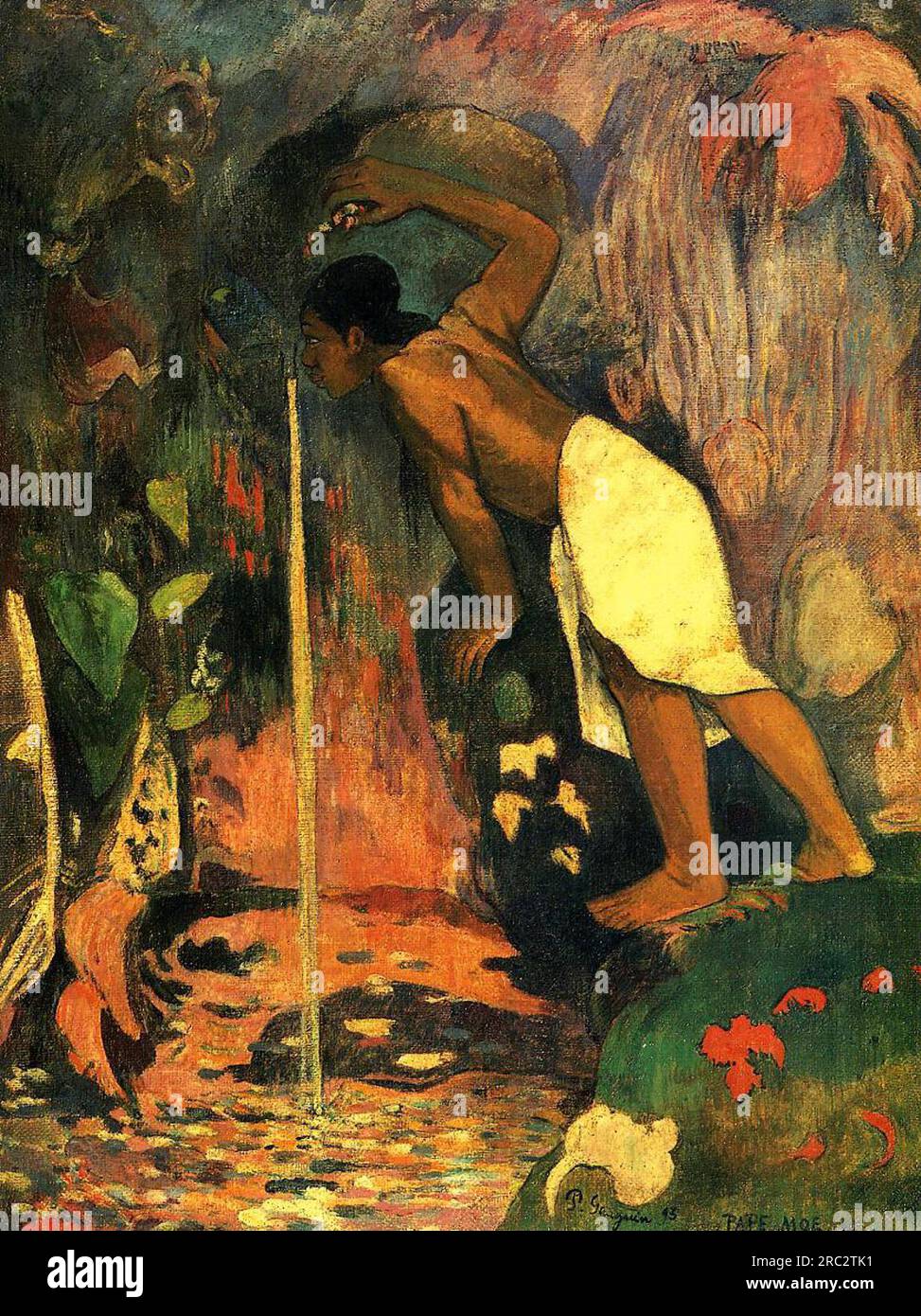 Mysterious Water 1893 ; Polynésie française de Paul Gauguin Banque D'Images