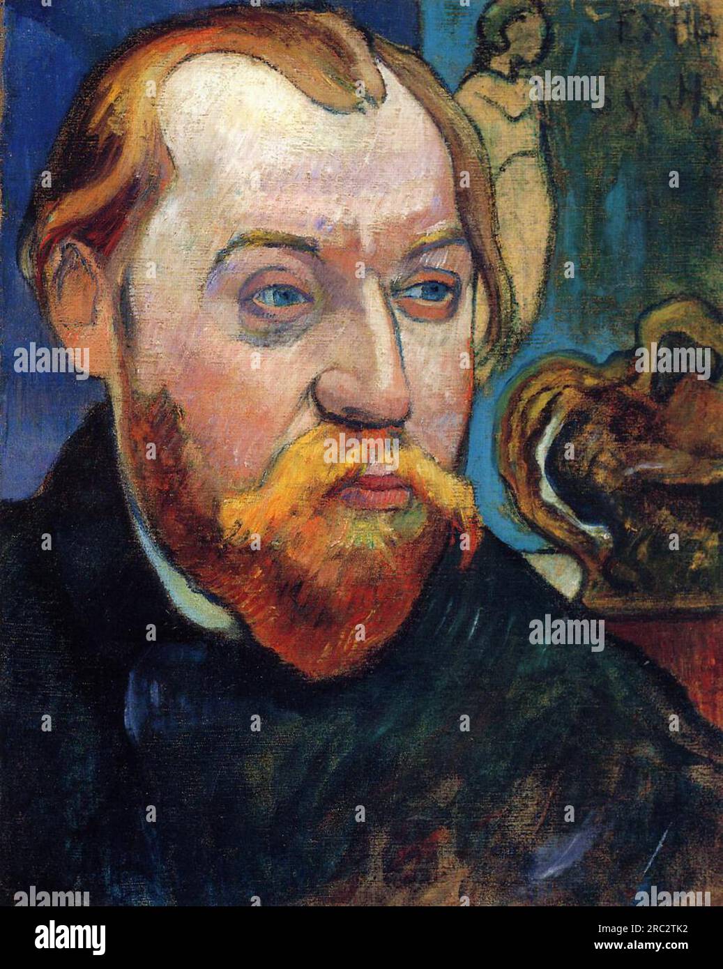 Portrait de Louis Roy 1893 par Paul Gauguin Banque D'Images