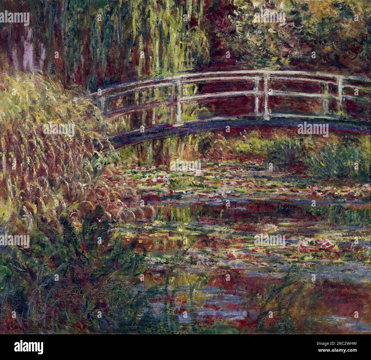 Claude Monet - le pont japonais Banque D'Images