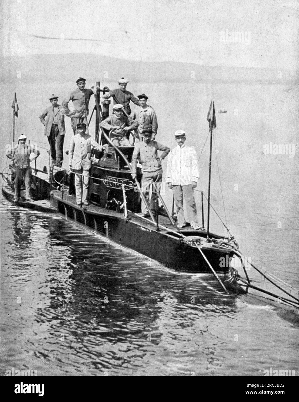 Transport / transport, navigation, sous-marin, dorade (Q 22) de la Marine nationale française, INFORMATIONS-AUTORISATION-DROITS-SUPPLÉMENTAIRES-NON-DISPONIBLES Banque D'Images