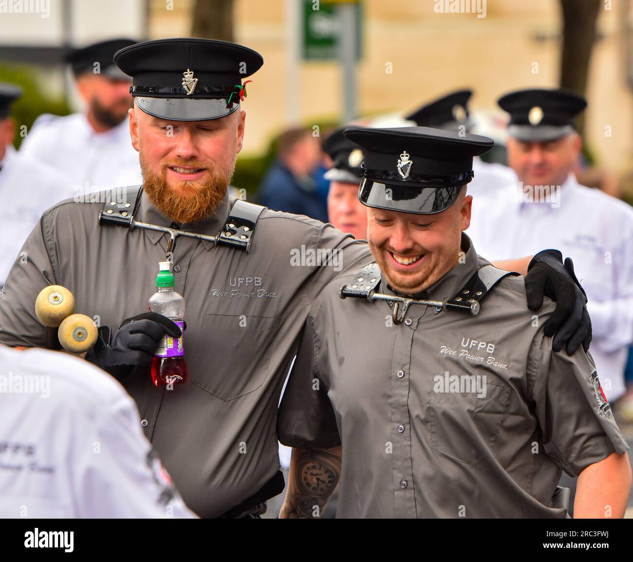 Douzième de juillet Parade 2023, Lisburn Road, Belfast Banque D'Images