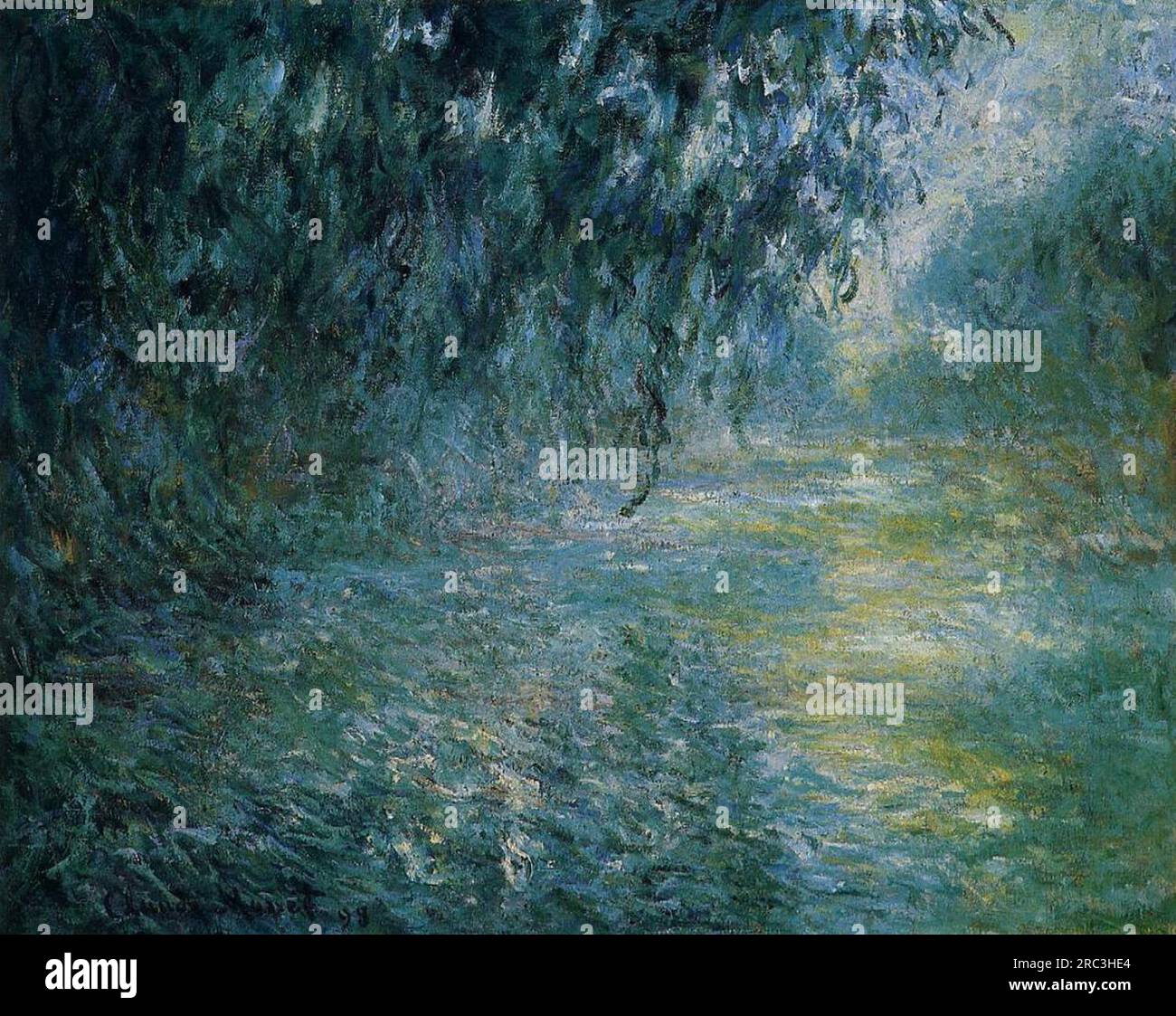 Claude monet matin sur la seine Banque de photographies et d’images à ...