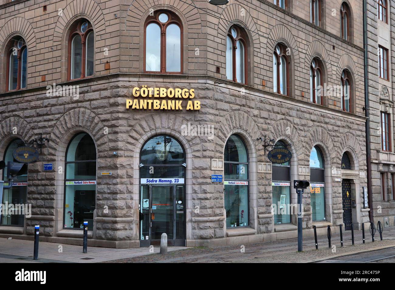 GOTHENBURG, SUÈDE - 26 AOÛT 2018 : Goteborgs Pantbank Pawnshop à Gothenburg, Suède. Banque D'Images