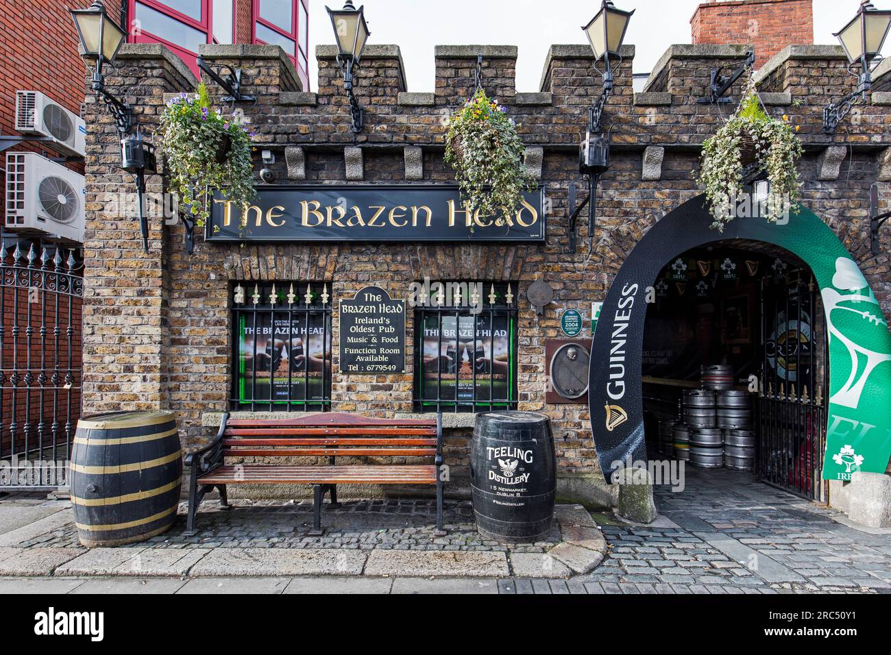 Dublin, Irlande, The Brazen Head Pub Banque D'Images