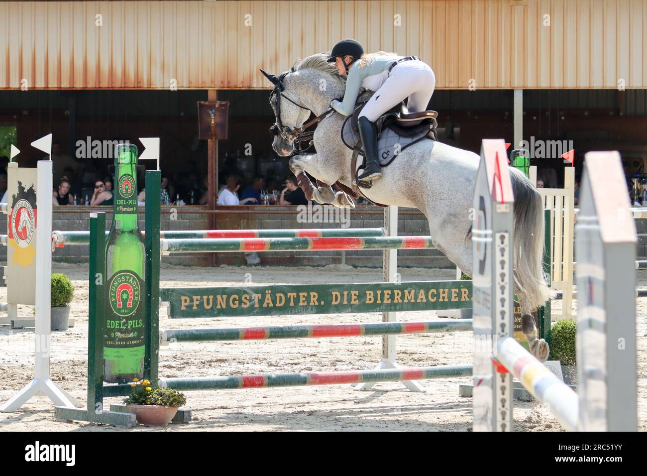 concours de saut d'obstacles en allemagne Banque D'Images