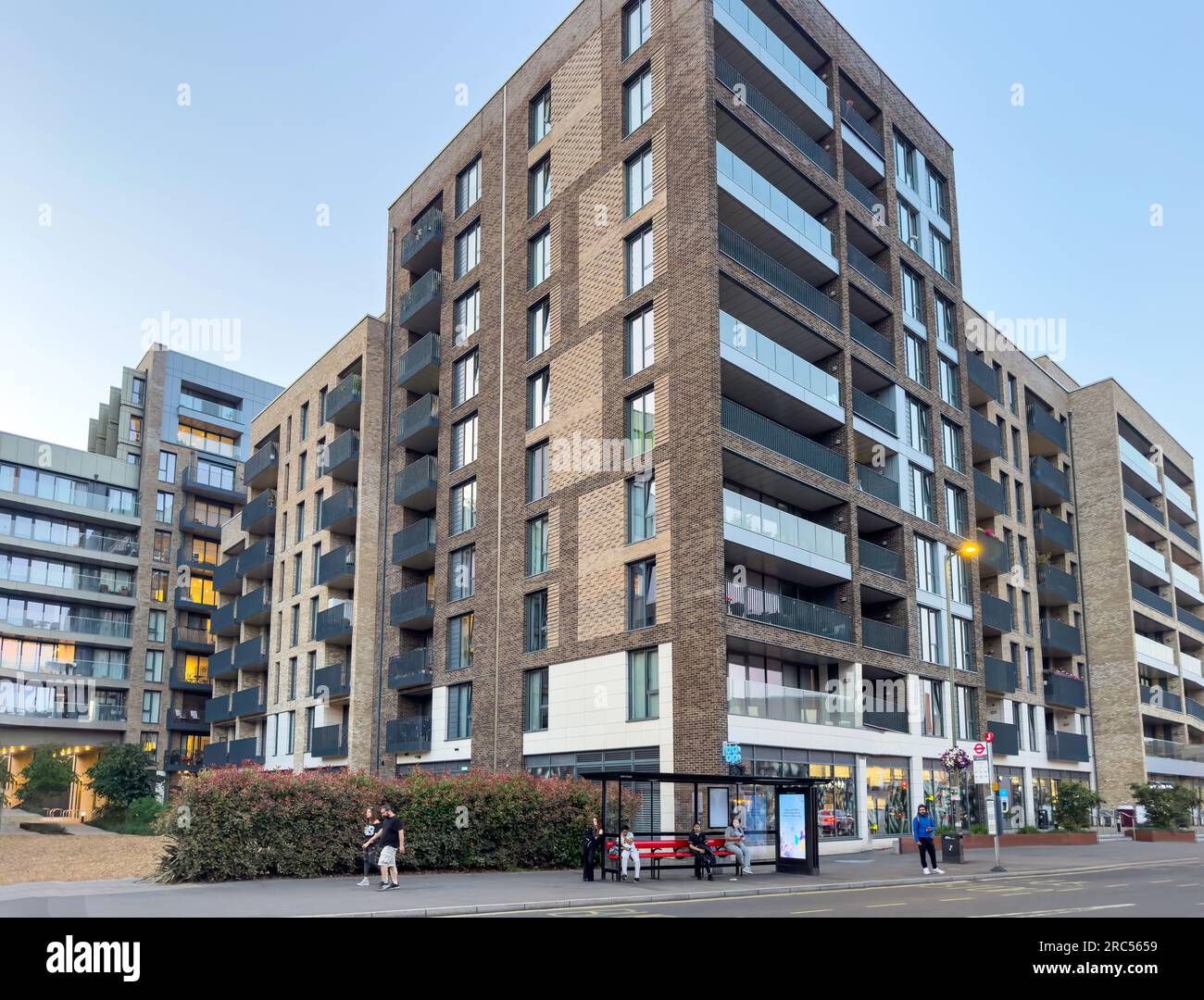 Kempton House immeuble, London Road, Staines-upon-Thames, Surrey, Angleterre, Royaume-Uni Banque D'Images