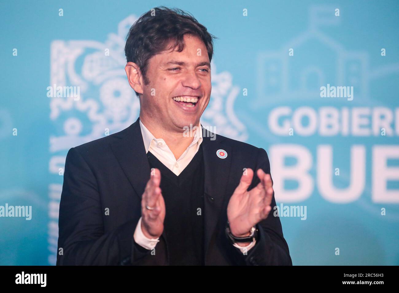 Axel kicillof Gouverneur de la province de Buenos Aires Argentine Banque D'Images