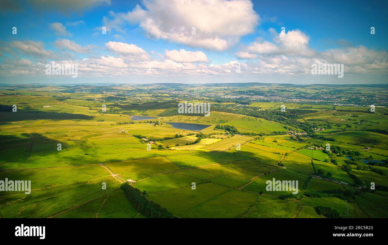 Belles images de vue prises avec un drone lors de mon voyage aux parcs nationaux Banque D'Images