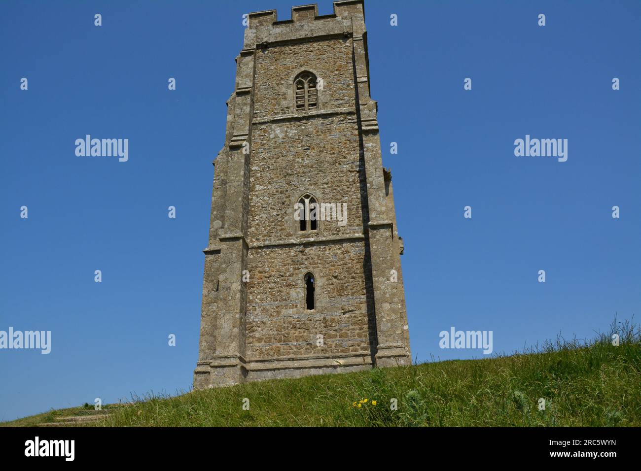 Glastonbury Tor, Glastonbury, Somerset, Angleterre. 13 juin 2023. Banque D'Images