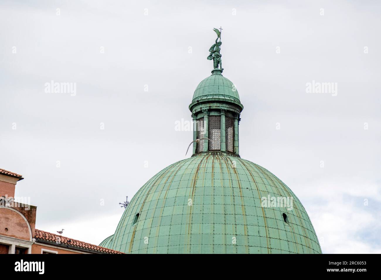 San Simeone Piccolo, également appelé San Simeone e Giuda est une église dans le sestiere de Santa Croce à Venise, Vénétie, Italie Banque D'Images