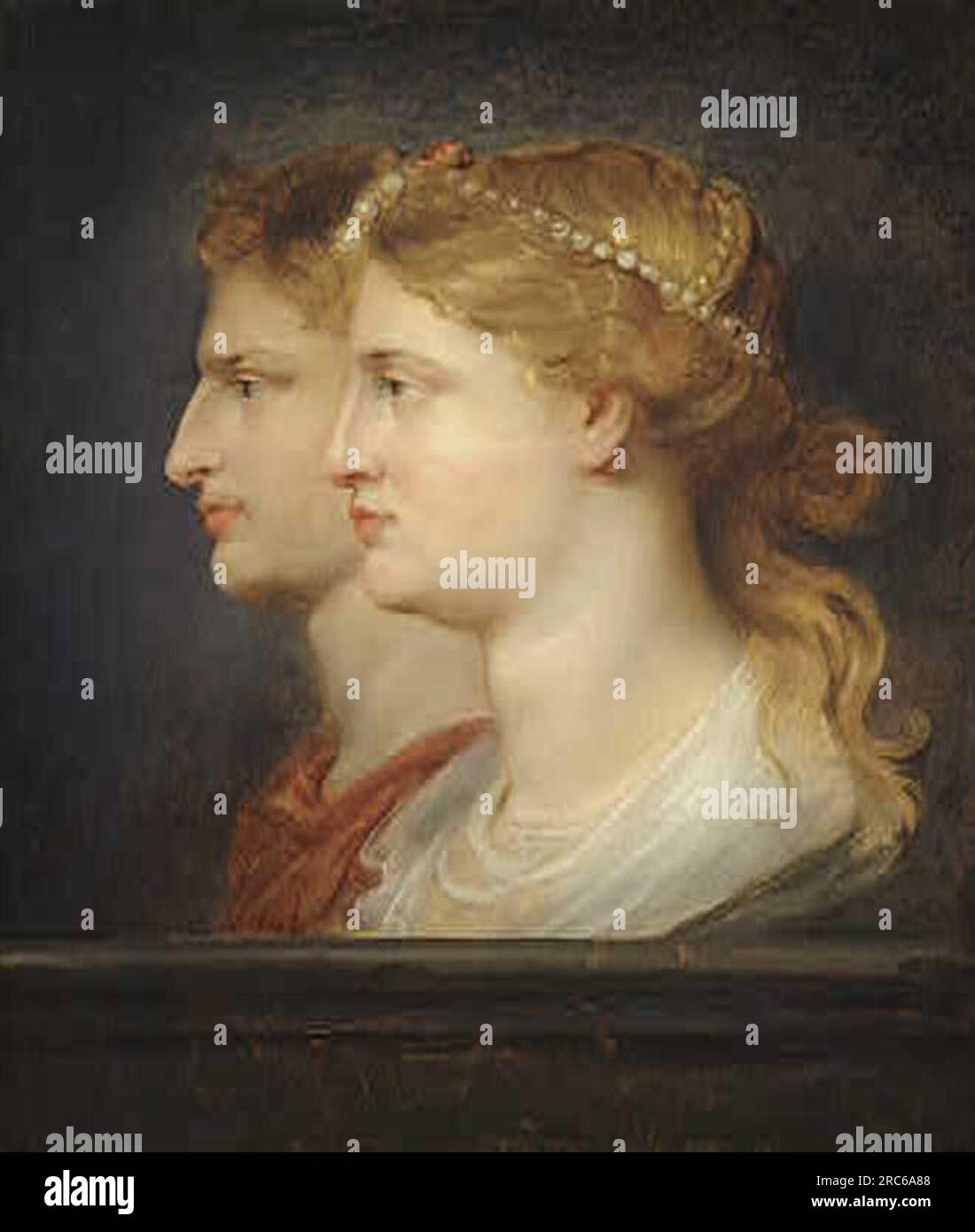 Agrippina et Germanicus 1614 par Pierre Paul Rubens Banque D'Images