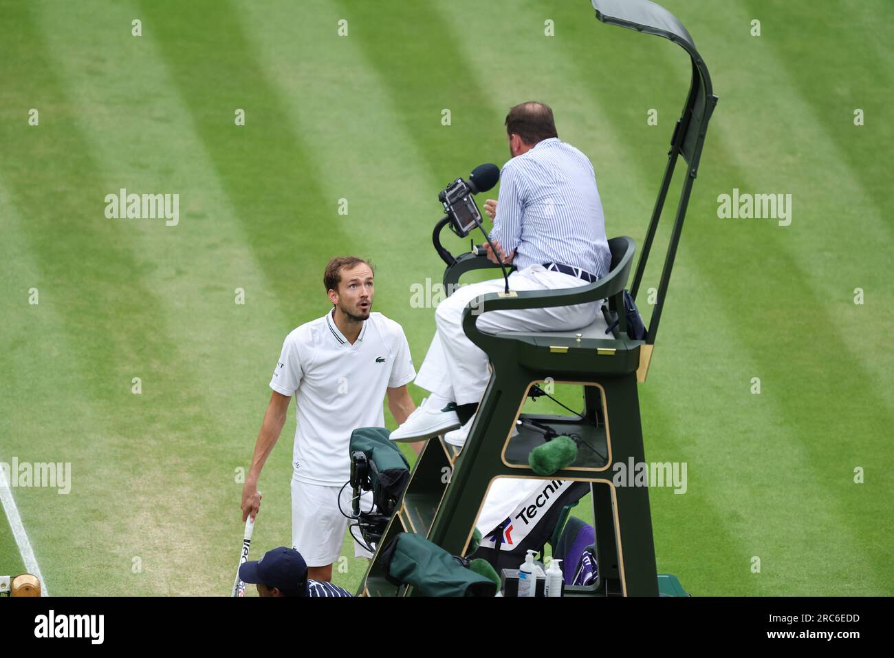 Wimbledon, Royaume-Uni. 12 juillet 2023. Lors des Championnats de Wimbledon 2023 le 12 juillet 2023 au All England Lawn tennis & Croquet Club à Wimbledon, Angleterre - photo Antoine Couvercelle/DPPI crédit : DPPI Media/Alamy Live News Banque D'Images