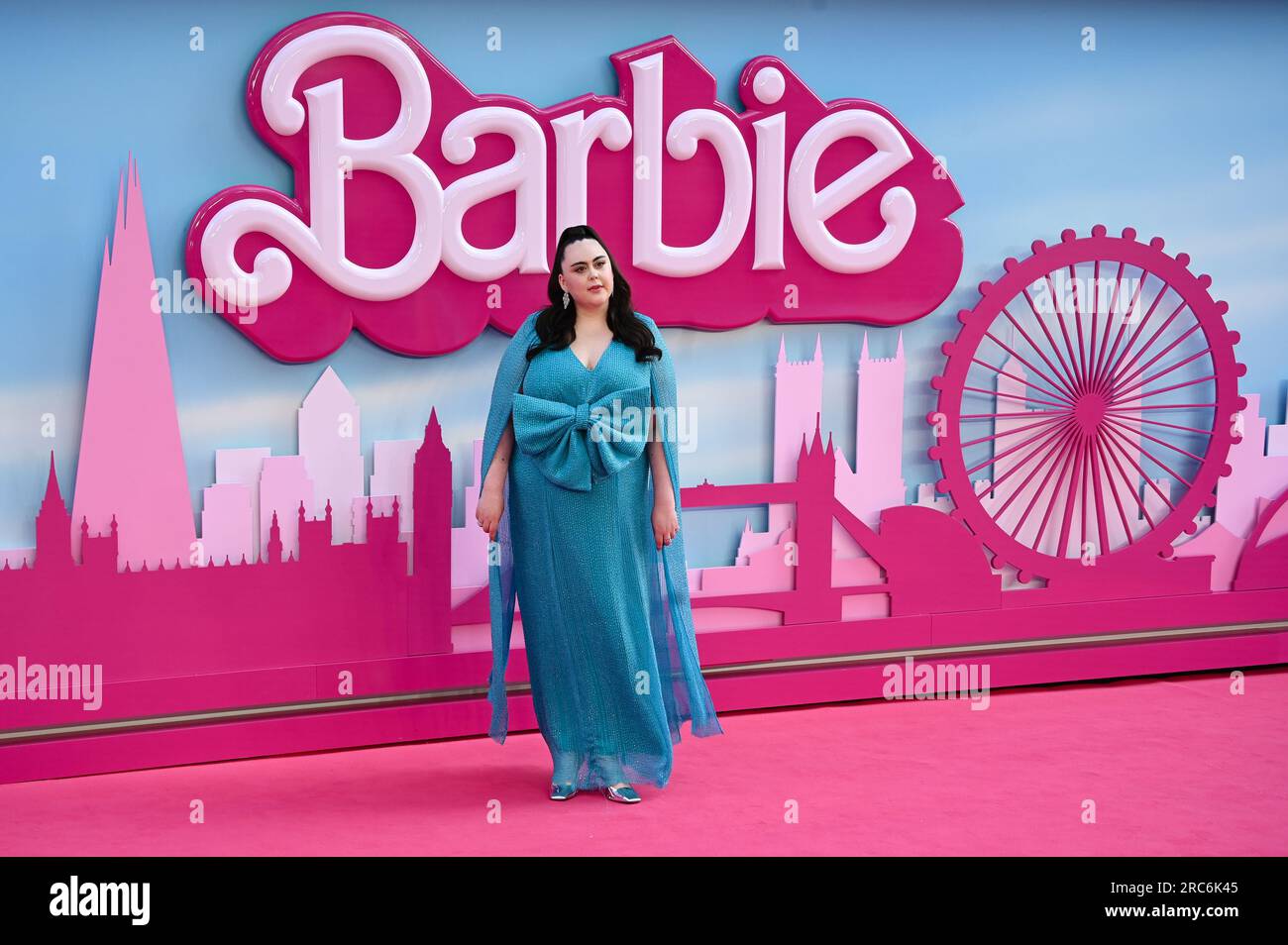Cineworld Leicester Square, Londres, Royaume-Uni. 12 juillet 2023. Sharon Rooney assiste à la première européenne de Barbie, Londres, Royaume-Uni. Crédit : Voir Li/Picture Capital/Alamy Live News Banque D'Images