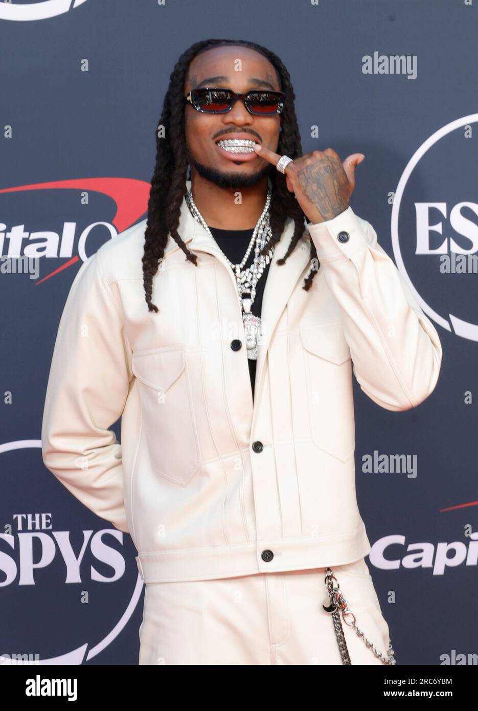 Hollywood, ca. 12 juillet 2023. Quavo au ESPYS 2023 au Dolby Theater de Los Angeles, Californie, le 12 juillet 2023. Crédit : Faye Sadou/Media Punch/Alamy Live News Banque D'Images