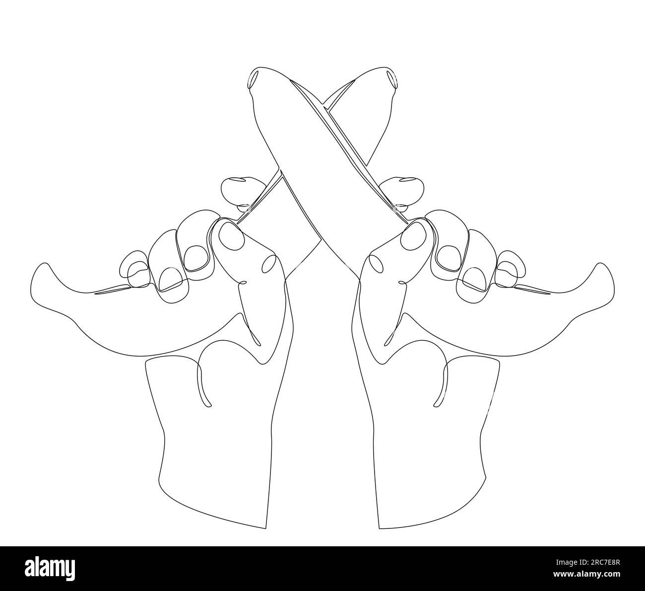 Une ligne continue de banane. Concept de vecteur d'illustration de fruits tropicaux Thin Line. Dessin de contour idées créatives. Illustration de Vecteur