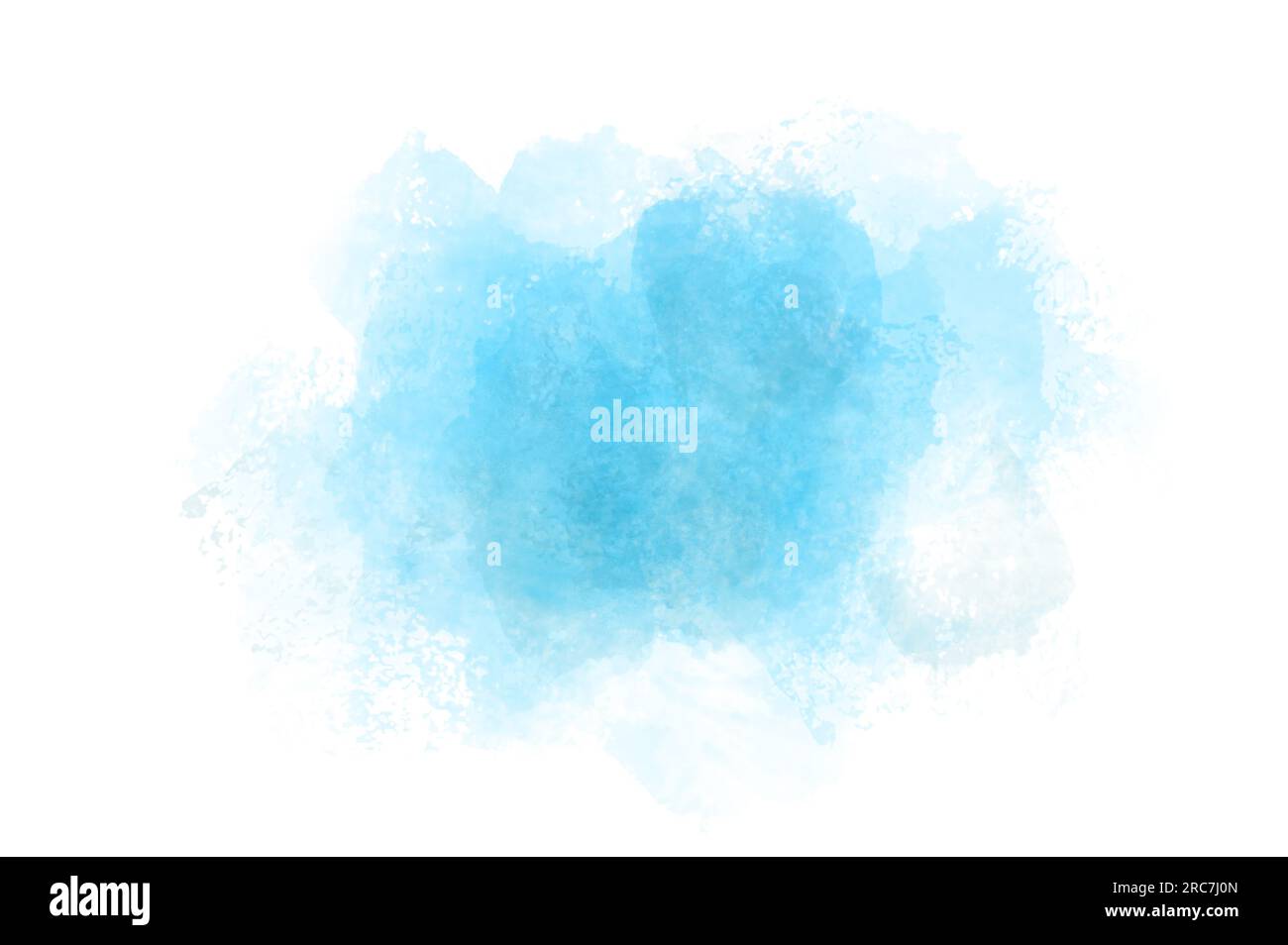 Fond libre Aquarelle bleu aquarelle colorée fond abstrait aquarelle bleue abstraite sur fond blanc éclaboussure de peinture sur papier c'est la main Banque D'Images
