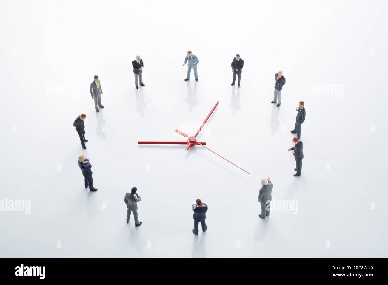 Image de gestion du temps d'homme d'affaires Banque D'Images