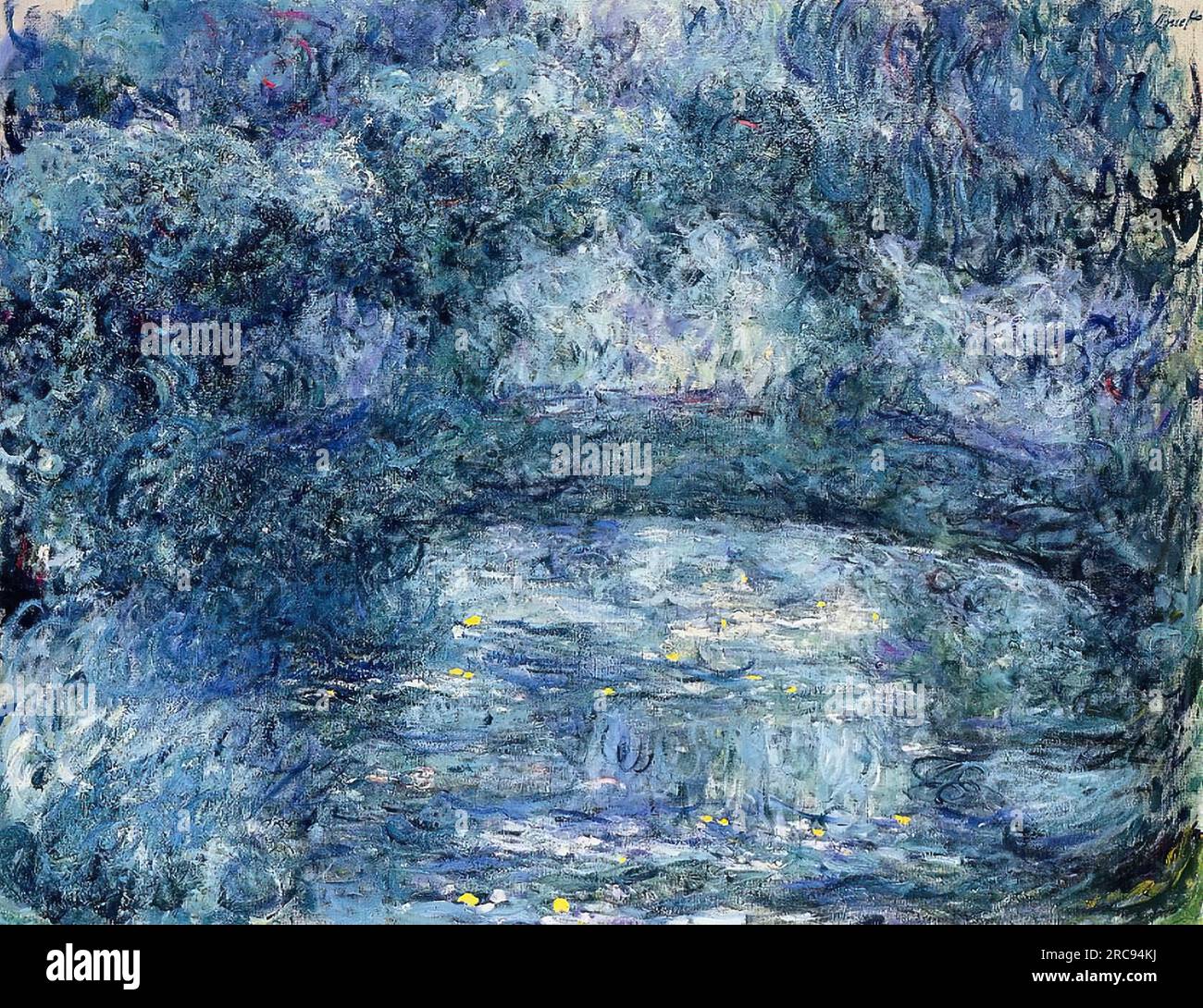Claude Oscar Monet – le pont japonais 3 1918-24 Banque D'Images