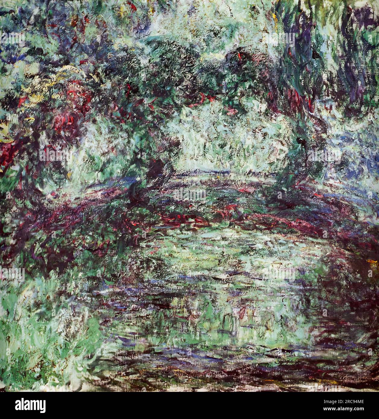 Claude Oscar Monet – le pont japonais 2 1918-24 Banque D'Images