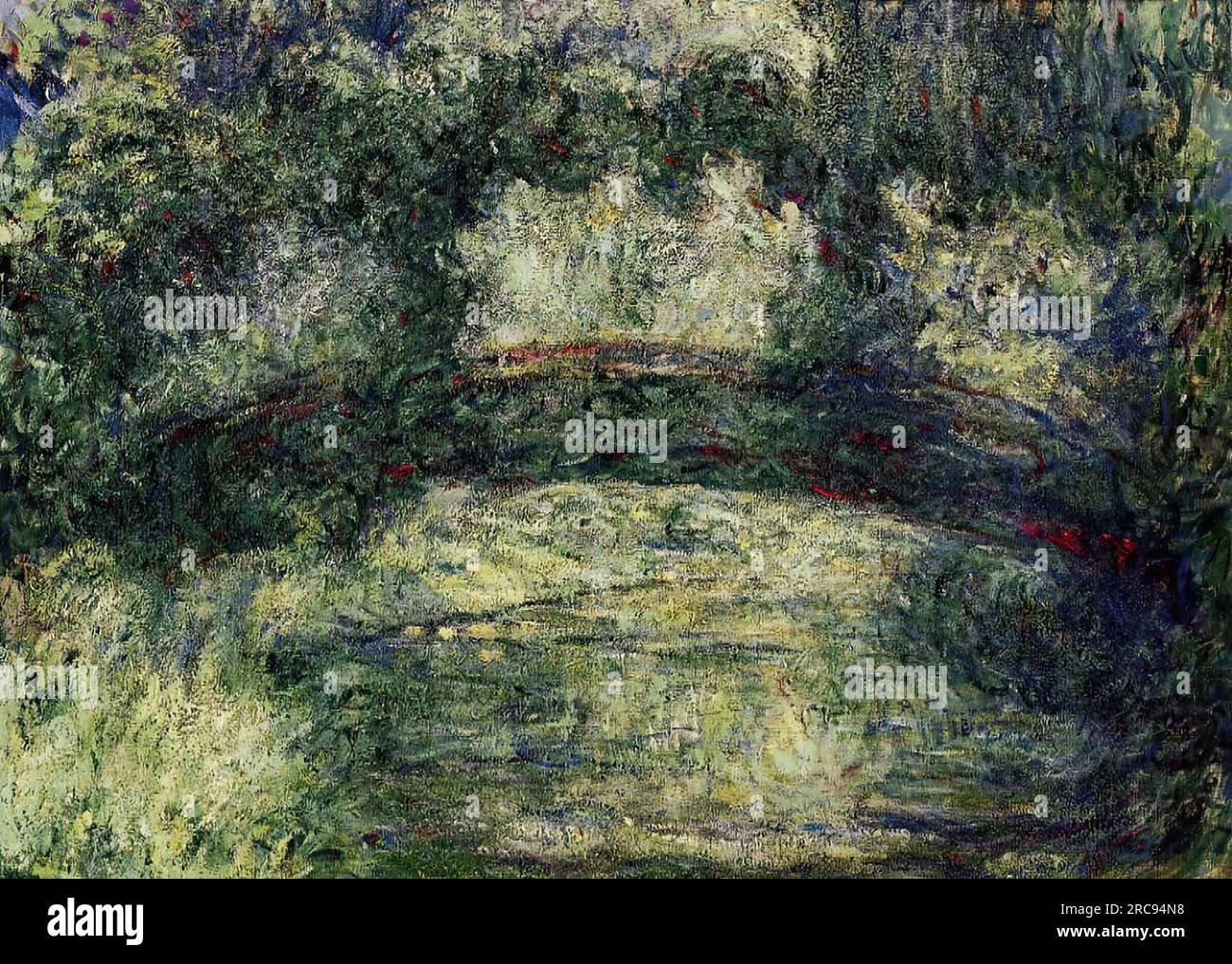 Claude Oscar Monet – le pont japonais 10 1918-24 Banque D'Images