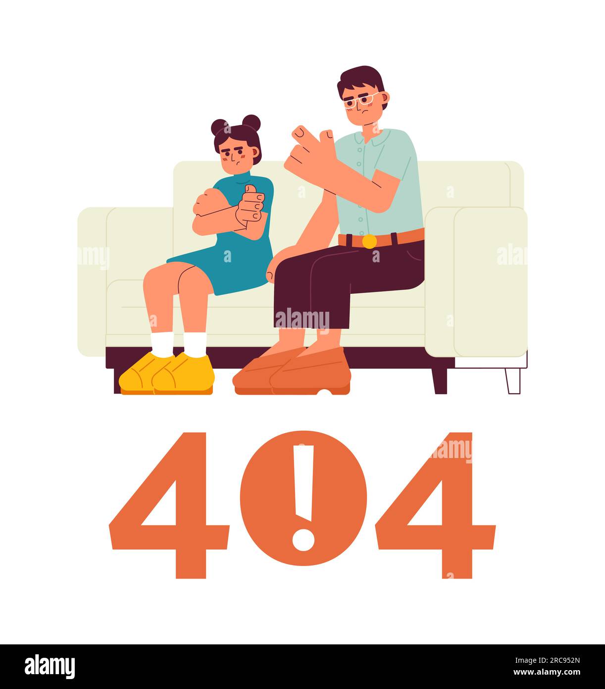 Message flash d'erreur 404 enfant grondant parent asiatique Illustration de Vecteur Message flash d'erreur 404 enfant grondant parent asiatique Illustration de Vecteur