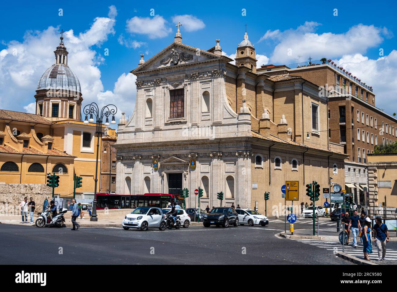 Chiesa di san girolamo dei croati rome Banque de photographies et d