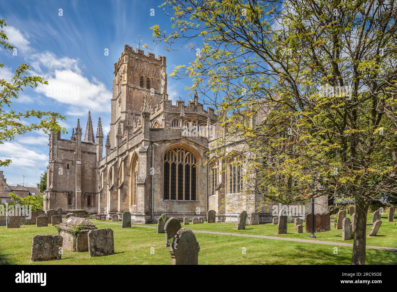 Géographie / voyages, Grande-Bretagne, Gloucestershire, Cheltenham, Cathédrale des Cotswolds à Northleach, INFORMATIONS-AUTORISATION-DROITS-SUPPLÉMENTAIRES-NON-DISPONIBLES Banque D'Images