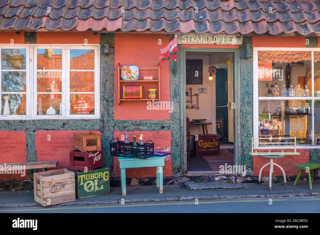 Géographie / voyage, Danemark, Bornholm, Svaneke, petite boutique à Svaneke sur Bornholm, INFORMATIONS-AUTORISATION-DROITS-SUPPLÉMENTAIRES-NON-DISPONIBLES Banque D'Images