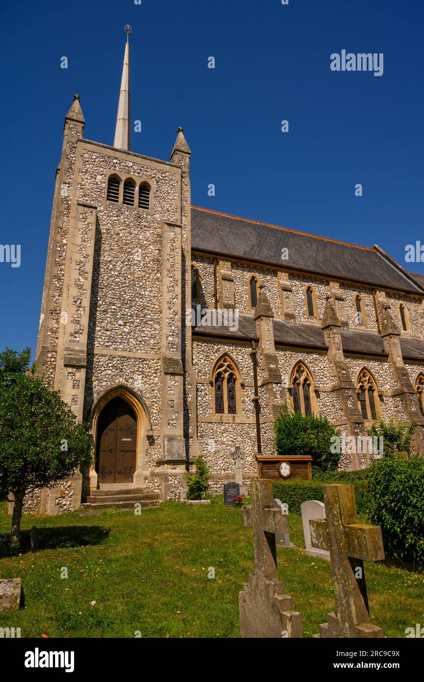 Le sanctuaire de notre-Dame de consolation est une église paroissiale catholique romaine de West Grinstead, West Sussex, Angleterre. Banque D'Images