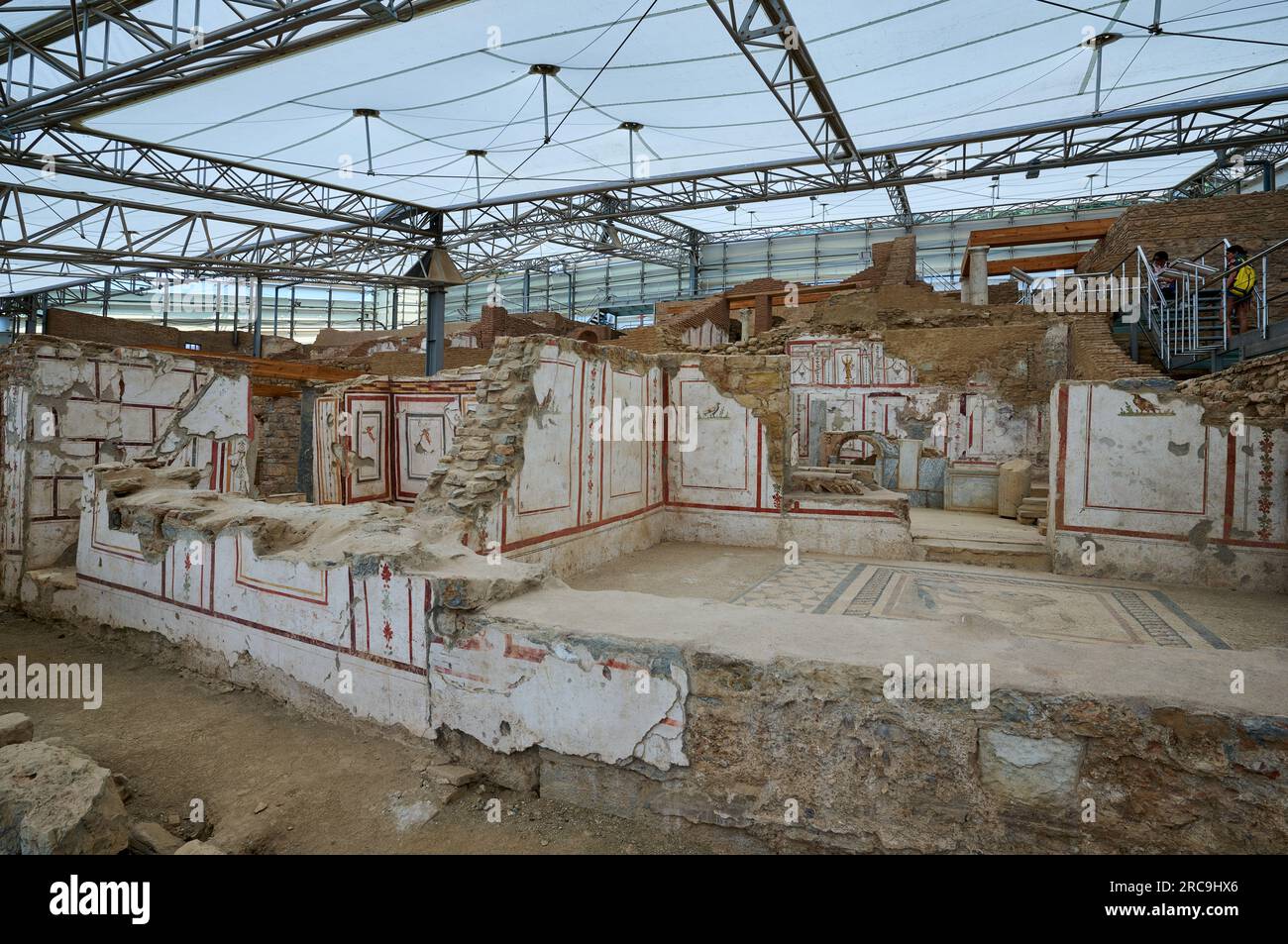 Innenaufnahme der Hanghaeuser von Ephèse site archéologique, Selcuk, Tuerkei |intérieur des maisons de terrasse d'Ephèse, site archéologique d'Ephèse, Selc Banque D'Images