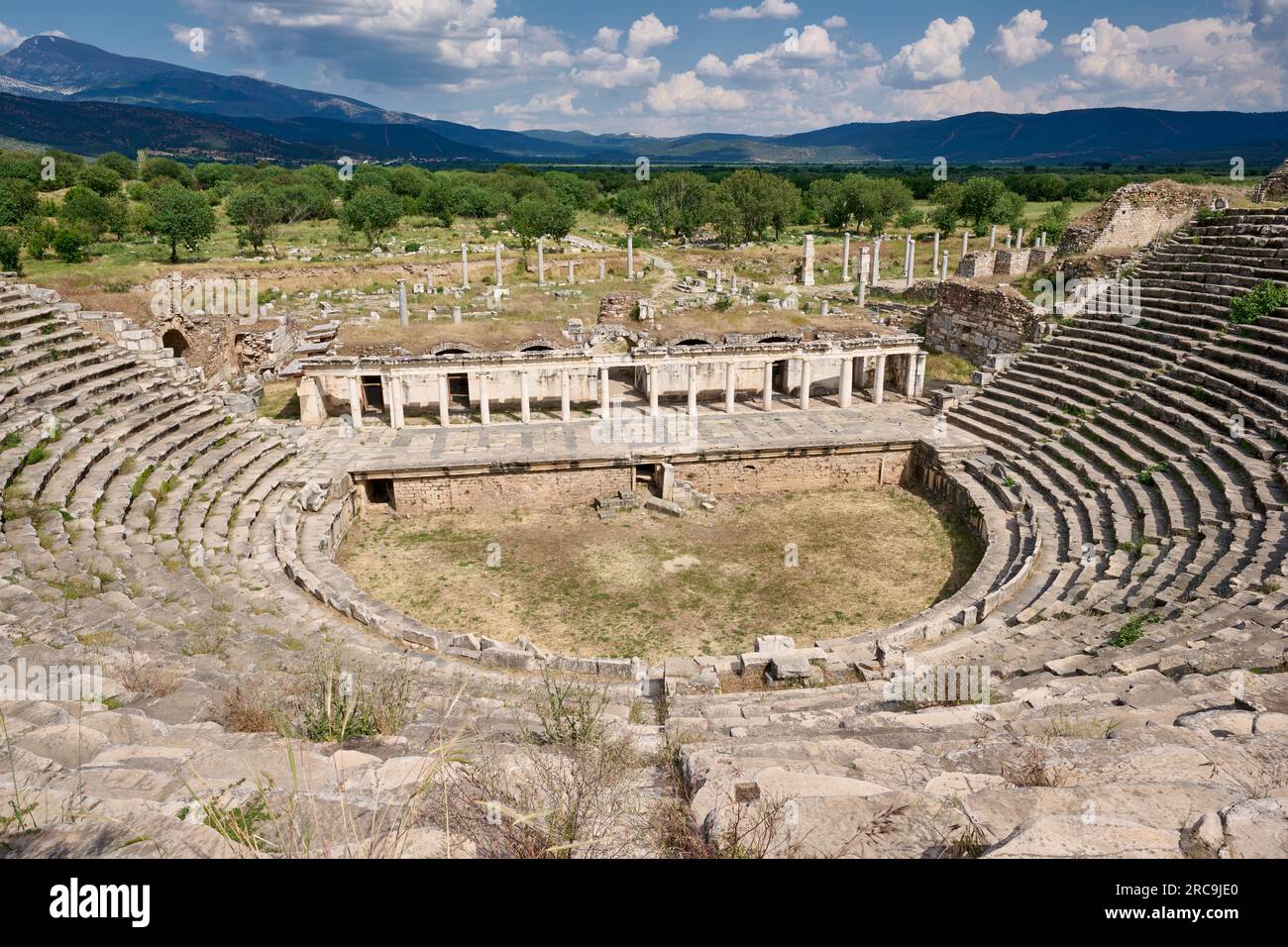 Théâtre de la ville antique d'Aphrodisias, Denizli, Tuerkei |théâtre de la ville antique d'Aphrodisias, Denizli, Turquie| Banque D'Images