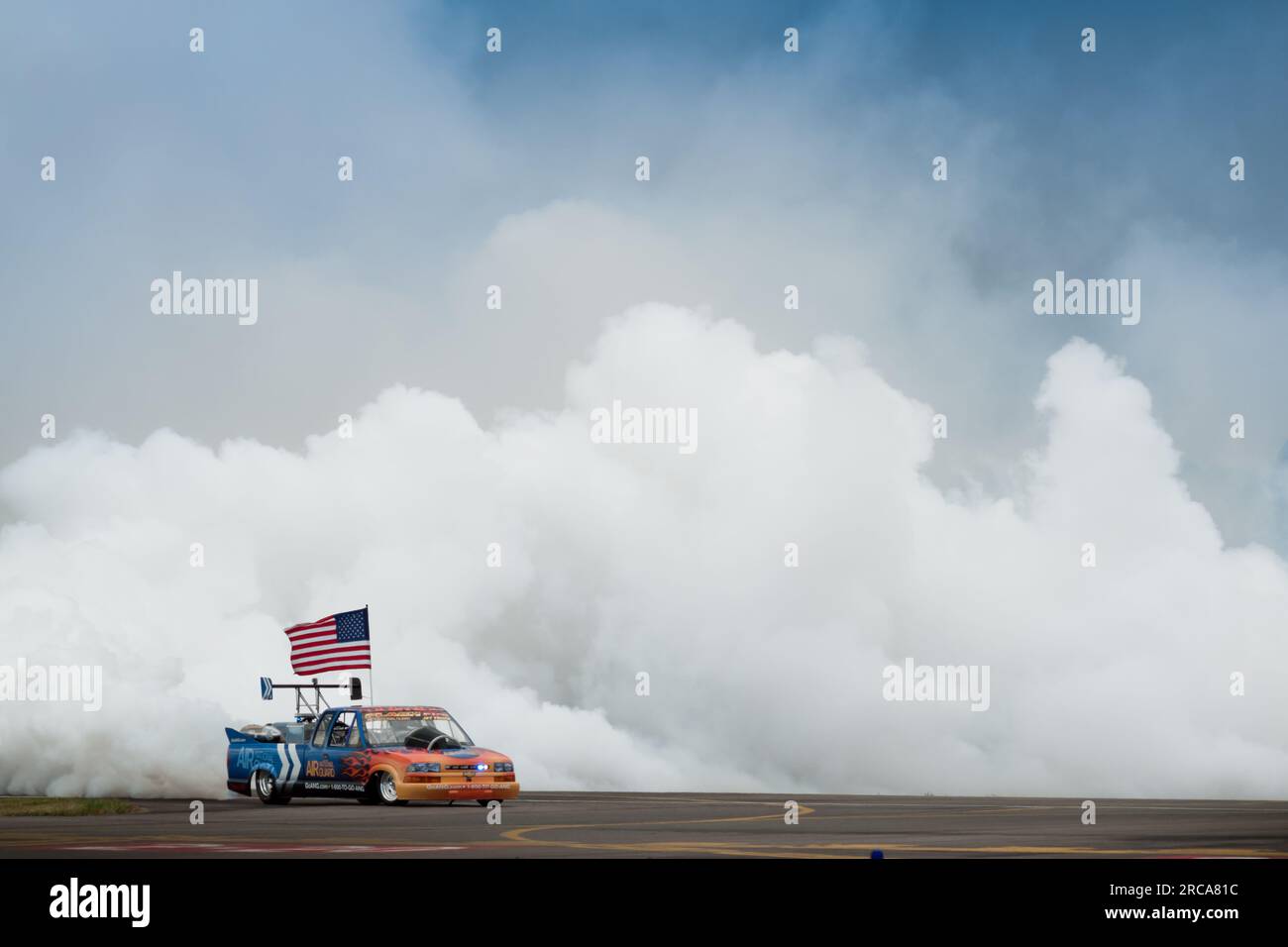 Camion Flash Fire Jet Banque D'Images