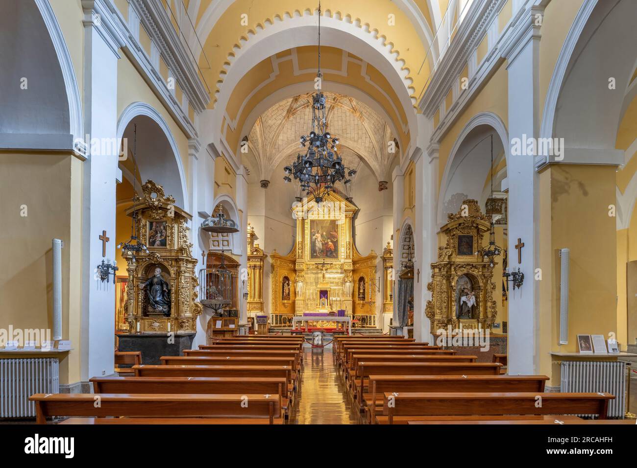 Église de San Tomè, Tolède, Castille-la Manche, Espagne Banque D'Images