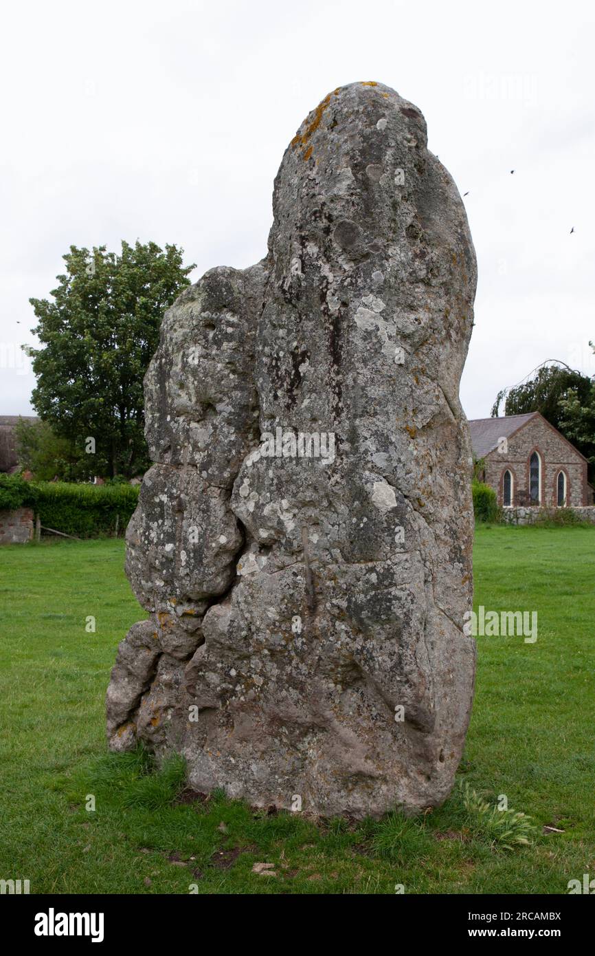 Avebury un monument néolithique de henge Banque D'Images