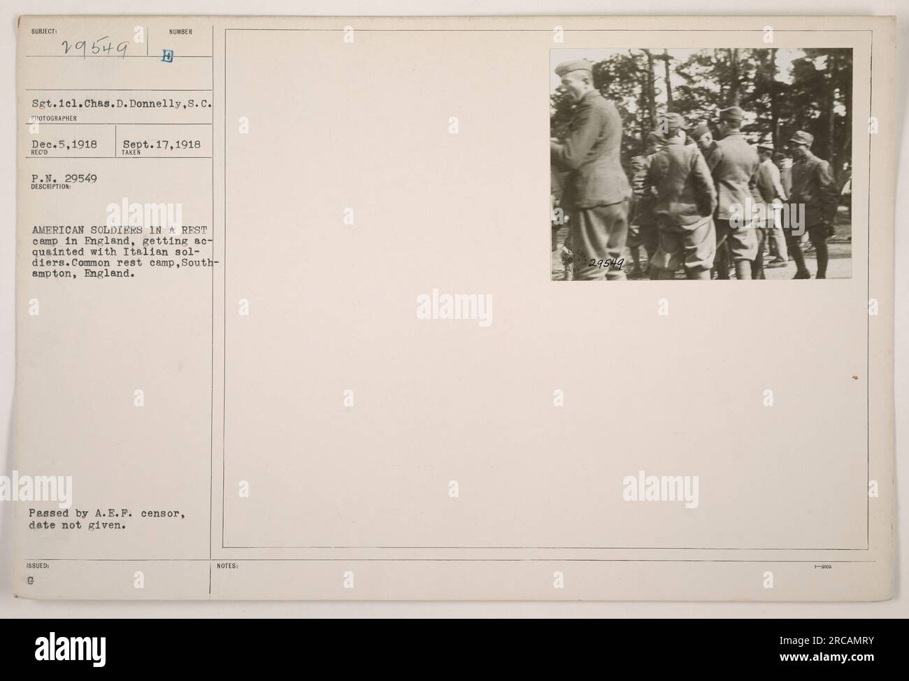 Fraternisation world war one Banque de photographies et d’images à ...