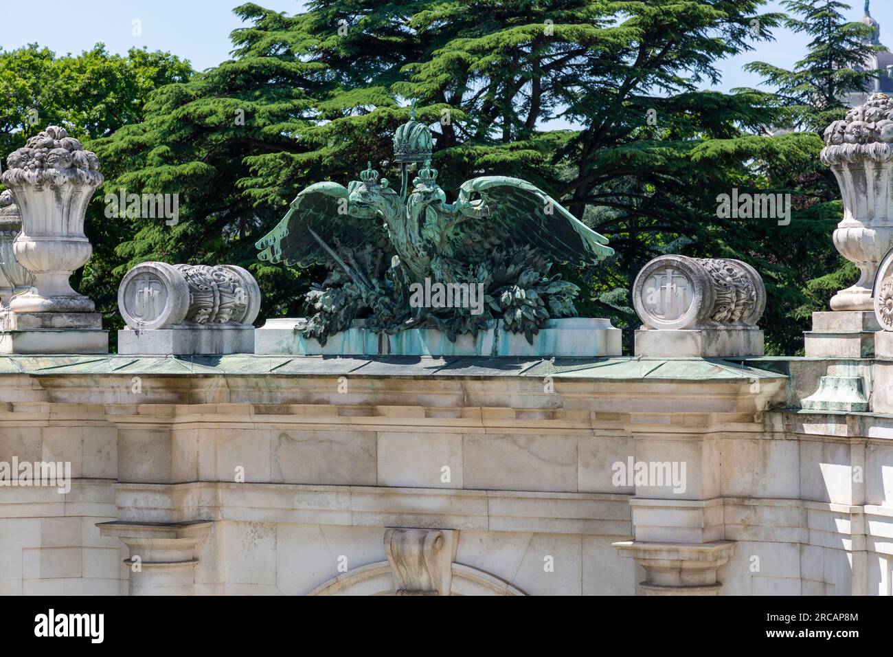 Vienne, Autriche - 13 juin 2023 : armoiries d'Autriche-Hongrie Banque D'Images