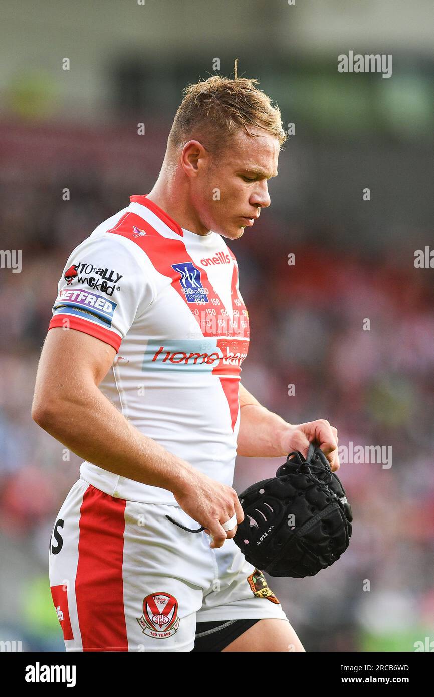 St. Helens, Angleterre - 13 juillet 2023 - Jonny Lomax de St Helens . Betfred Super League, St. Helens vs Catalan Dragons au Totally Wicked Stadium, St. Helens, Royaume-Uni Banque D'Images